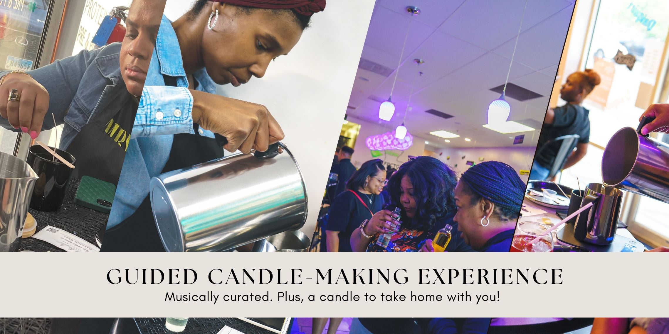 Blk & Lit Candle Bar Blk & Lit Candle Bar